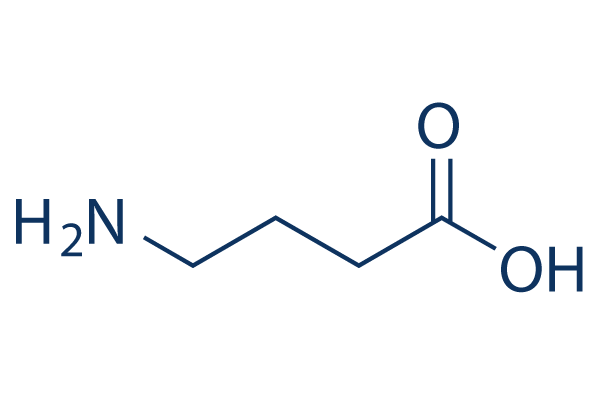 4-Aminobutyric acid (GABA) Chemical Structure