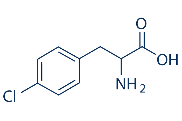 4-Chloro-DL-phenylalanine Chemical Structure