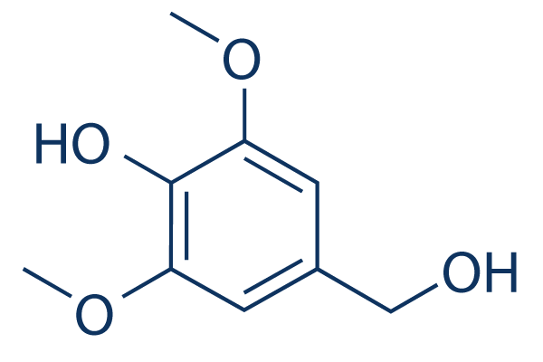 4-Hydroxy-3,5-dimethoxybenzyl alcohol Chemical Structure