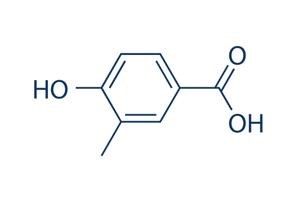 4-Hydroxy-3-methylbenzoic acid Chemical Structure