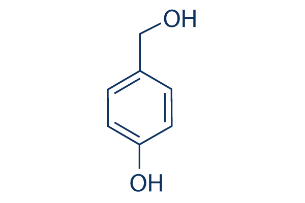 4-Hydroxybenzyl alcohol Chemical Structure