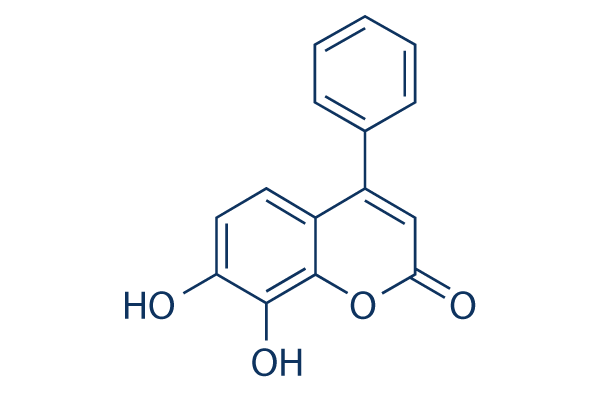 7,8-Dihydroxy-4-phenylcoumarin Chemical Structure