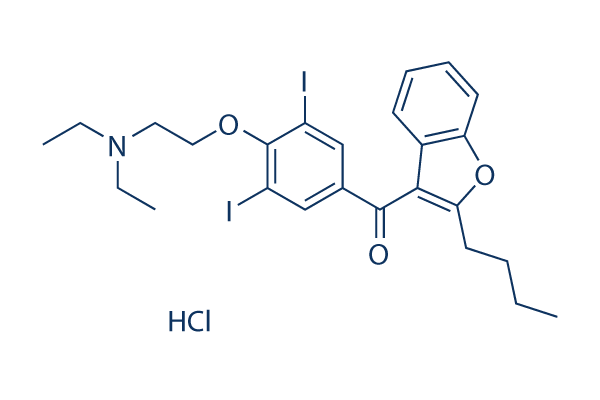 Amiodarone (NSC 85442) HCl Chemical Structure