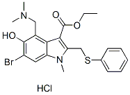 Arbidol HCl Chemical Structure