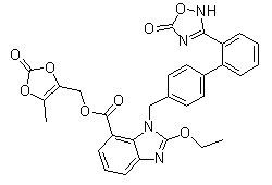 Azilsartan Medoxomil Chemical Structure