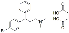 Brompheniramine hydrogen maleate Chemical Structure