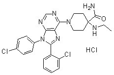 Otenabant (CP-945598) HCl Chemical Structure