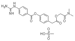 Camostat Mesilate Chemical Structure