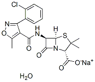 Cloxacillin Sodium Chemical Structure