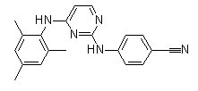 Dapivirine (TMC120) Chemical Structure
