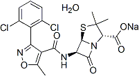 Dicloxacillin Sodium Chemical Structure