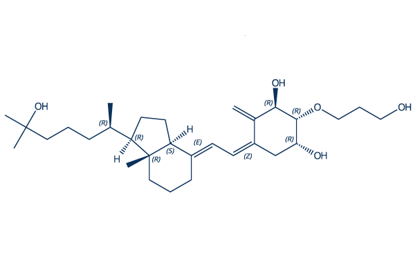 Eldecalcitol Vitamin inhibitor Chemical Structure