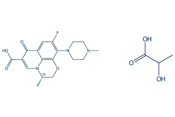 Lavofloxacin lactate Topoisomerase inhibitor Chemical Structure