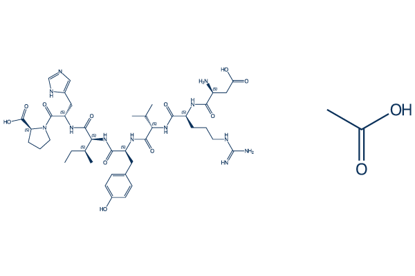 Talfirastide acetate ACE inhibitor Chemical Structure