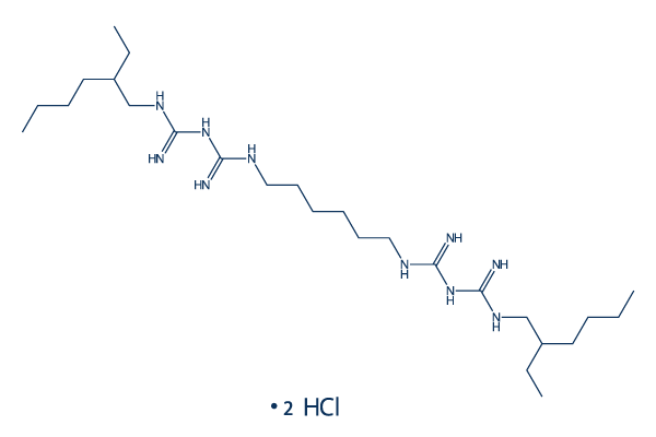 Alexidine dihydrochloride Chemical Structure