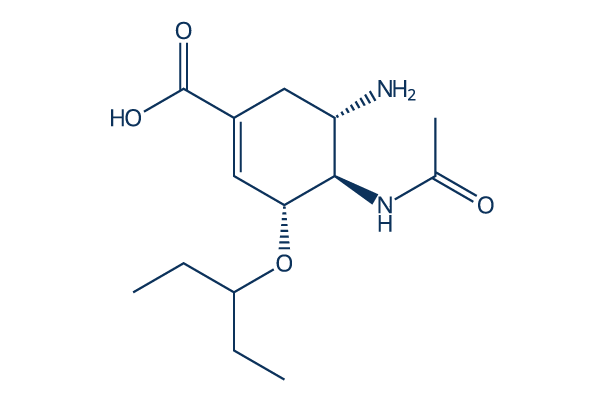 Oseltamivir acid Chemical Structure