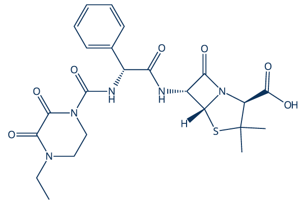 Piperacillin Chemical Structure