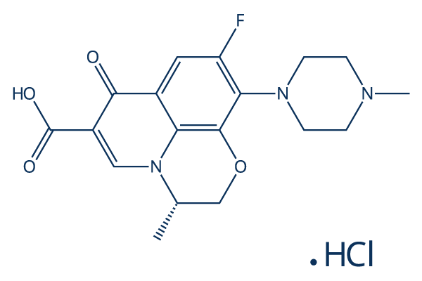 Levofloxacin hydrochloride Chemical Structure