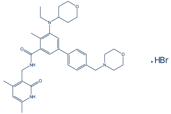 Tazemetostat hydrobromide Chemical Structure