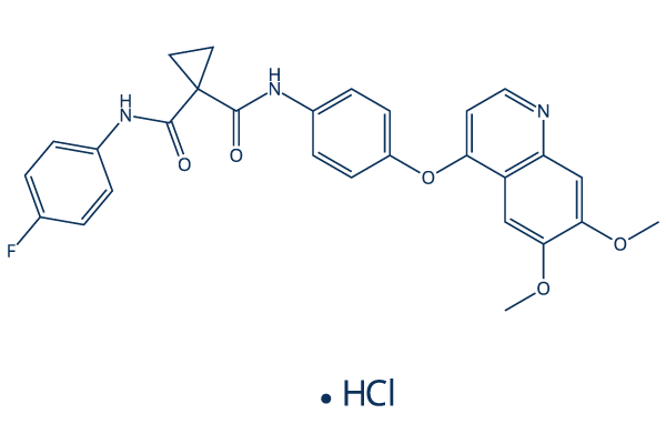 Cabozantinib hydrochloride Chemical Structure