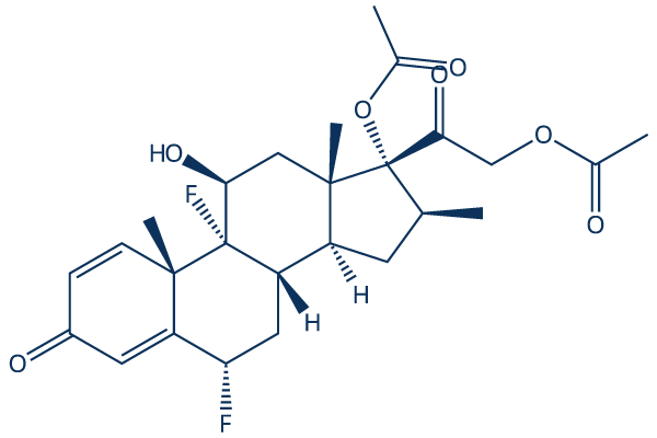 Diflorasone diacetate Chemical Structure