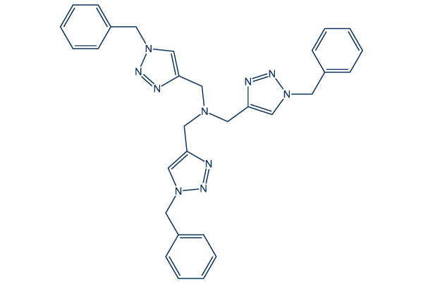 Tris(benzyltriazolylmethyl)amine Chemical Structure