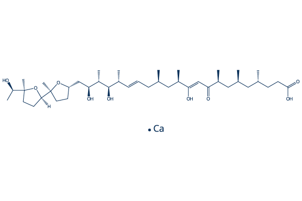 Ionomycin calcium Chemical Structure
