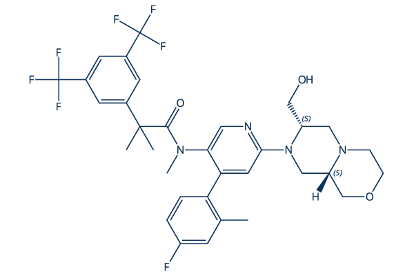 Elinzanetant Neurokinin Receptor antagonist Chemical Structure
