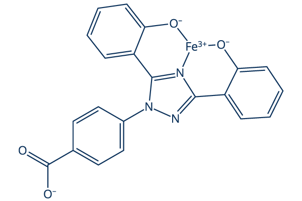 Deferasirox (Fe3+ chelate) Chemical Structure