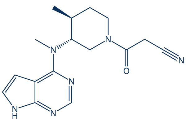 (3R,4S)-Tofacitinib Chemical Structure