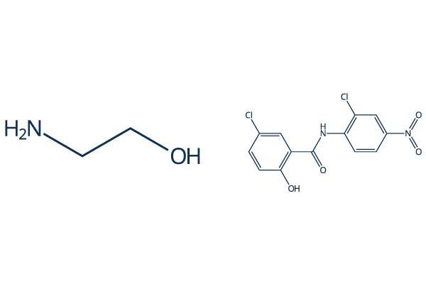 niclosamide ethanolamine Chemical Structure
