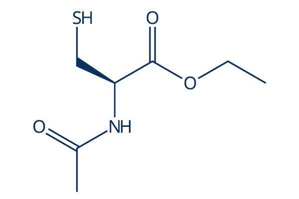 N-Acetyl-L-cysteine ethyl ester Chemical Structure