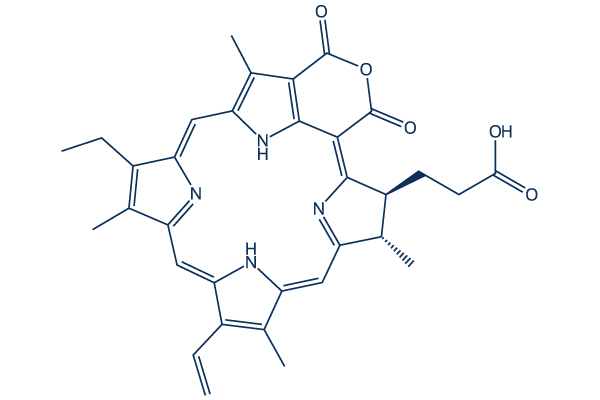 Purpurin 18 Chemical Structure