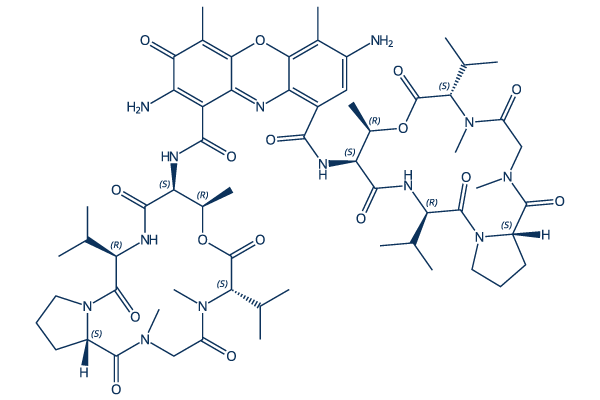 7-Aminoactinomycin D Dyes chemical Chemical Structure