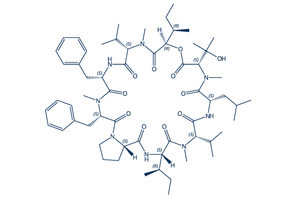 Aureobasidin A Fungal inhibitor Chemical Structure