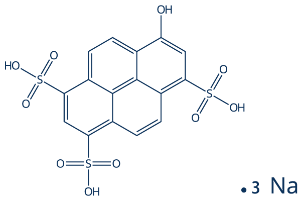 Pyranine Dyes chemical Chemical Structure