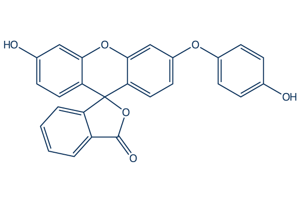Hydroxyphenyl Fluorescein Chemical Structure