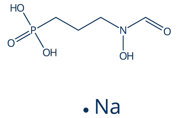 Fosmidomycin sodium salt Chemical Structure