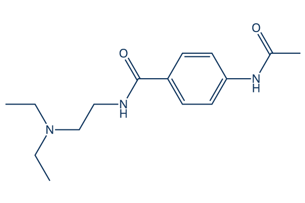 N-Acetylprocainamide Potassium Channel inhibitor Chemical Structure