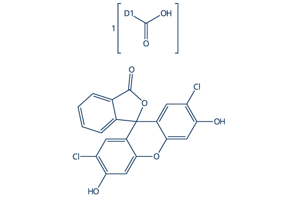5(6)-Carboxy-2',7'-dichlorofluorescein Dyes chemical Chemical Structure
