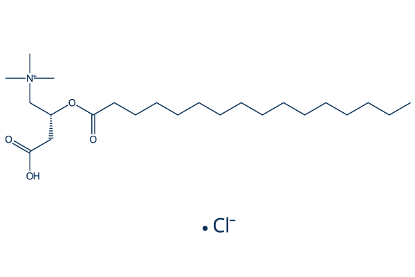L-Palmitoylcarnitine chloride Chemical Structure