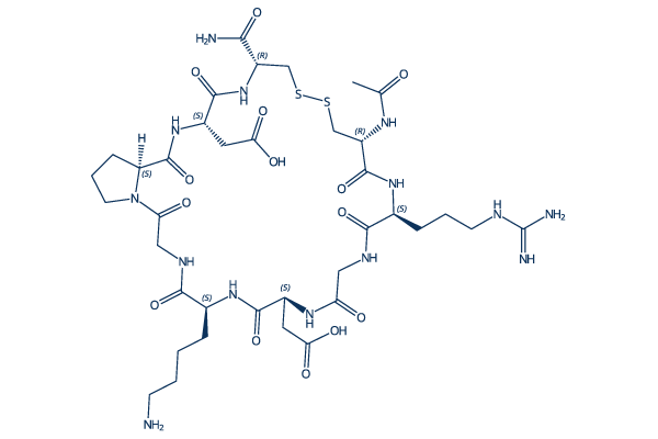Certepetide (CEND-1; iRGD; LSTA1) Immunology & Inflammation related chemical Chemical Structure