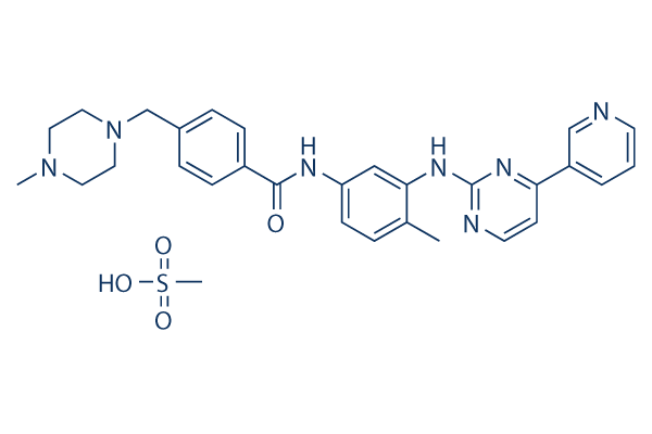 Imatinib (STI571) Mesylate Chemical Structure