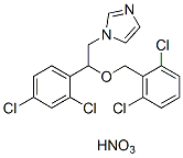 Isoconazole nitrate  Chemical Structure