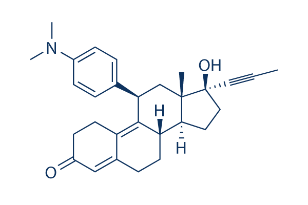 Mifepristone (RU486) Chemical Structure