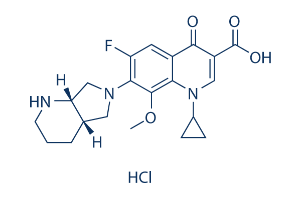 Moxifloxacin (BAY12-8039) HCl Chemical Structure