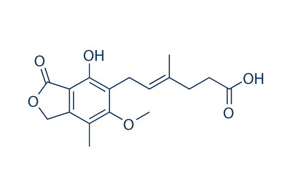 Mycophenolic acid Chemical Structure