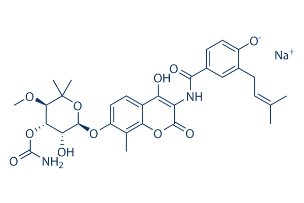 Novobiocin Sodium (NSC 2382) Chemical Structure
