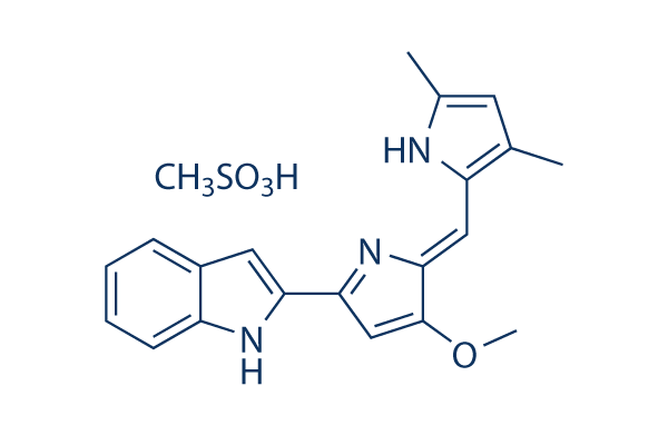 Obatoclax Mesylate (GX15-070) Chemical Structure