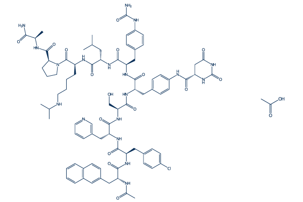 Degarelix acetate Chemical Structure
